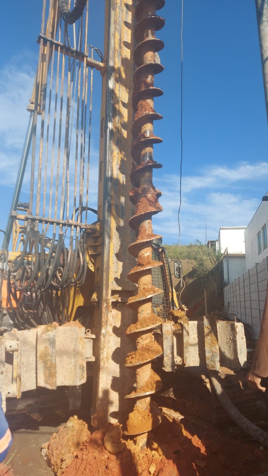Projeto de Fundação Profunda com Estaca Hélicia Contínua